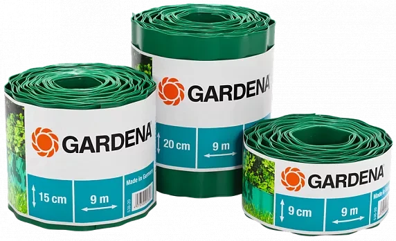 Бордюр зеленый 20 см, длина 9 м  GARDENA купить в Муравленко
