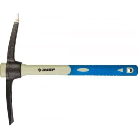 Кирка ЗУБР кованая, с обратной двухкомпонентной фиберглассовой рукояткой, 600г 20175-06 купить в Муравленко