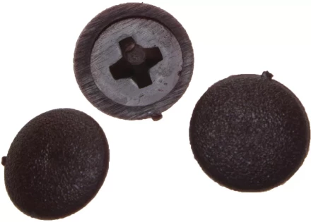 Заглушка декоративная ЗУБР под шуруп, цвет кр-дерево, шлиц №2, ТФ6, 40шт 4-308156-5 купить в Муравленко