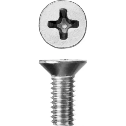 Винт ЗУБР &quot;МАСТЕР&quot; DIN 965, класс прочности 4.8, оцинкованный, M4x10мм, 5кг 303110-04-010 купить в Муравленко