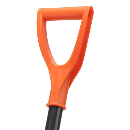 Лопата для уборки снега поликарбонат Сибртех, 465х410х1390 мм, стальной черенок, усиленная 61655 купить в Муравленко