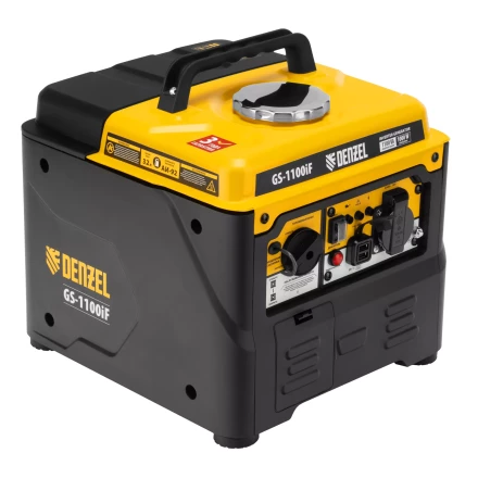 Генератор инверторный DENZEL GS-1100iF 94706, 1,1 кВт, 230 В, ручной старт купить в Муравленко