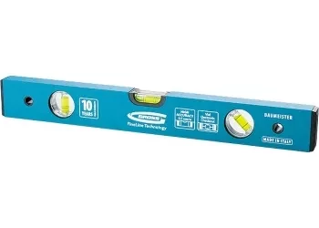 Уровень алюминиевый усиленный 1800 мм толщина профессиональный 2 мм 3 глазка  GROSS 33638 купить в Муравленко