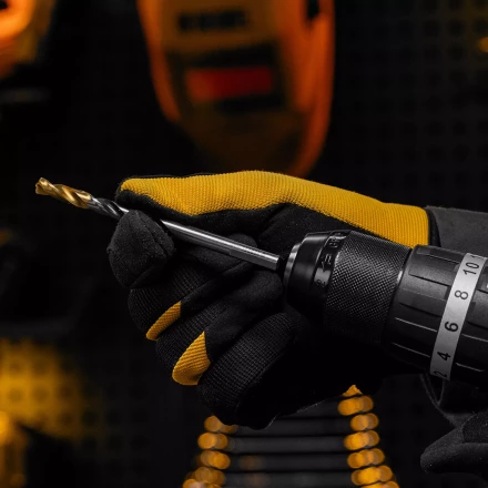 Сверло спиральное по металлу Denzel 7,0 x 109мм, Р6М5, Golden Tip, многогранная заточка 718280 купить в Муравленко