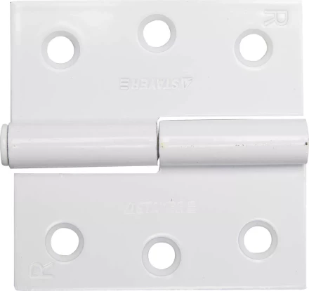 Петля дверная STAYER &quot;MASTER&quot; разъемная, цвет белый, правая, 75мм 37613-75-2R купить в Муравленко