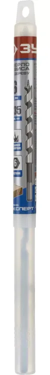 ЗУБР. Сверло по дереву, спираль Левиса, HEX хвостовик, 6х235мм 2948-235-06_z01 купить в Муравленко
