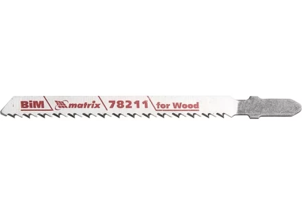 Полотна для электролобзика по дереву 3 шт T101BF 75 x 2,5мм Bimetal MATRIX Professional 78211 купить в Муравленко
