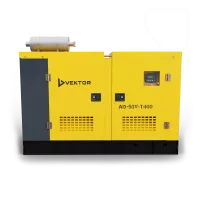 Дизельный генератор Vektor AD-50Y-T400 в шумозащитном кожухе с АВР