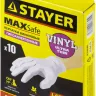 Перчатки STAYER "MASTER" виниловые экстратонкие, L, 10шт 11208-L купить в Муравленко