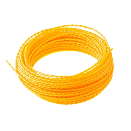 Леска для триммера овальная витая 2,0 мм х 15 м блистер Россия Denzel 96136 купить в Муравленко