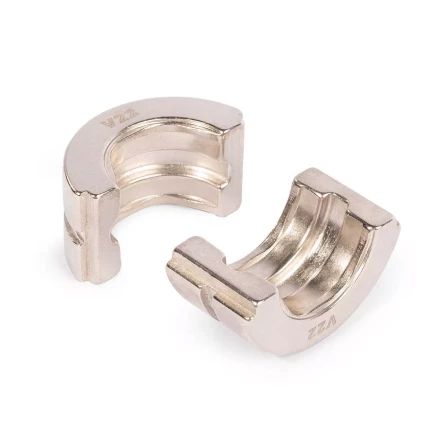 Набор матриц КВТ V (15–28 мм) для опрессовки фитингов из меди и нержавеющей стали (89623) купить в Муравленко