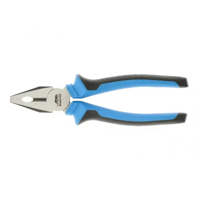 Плоскогубцы комбинированные 200 мм хром-ванадий двухкомпонентные рукоятки БАРС 16998 купить в Муравленко