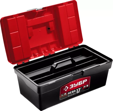 Ящик для инструмента &quot;НЕВА-17&quot; пластиковый, ЗУБР 38323-17 купить в Муравленко