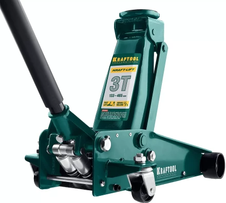 Домкрат гидравлический подкатной &quot;Kraft-Lift&quot;, 3т, 133-465 мм, KRAFTOOL 43450-3 43450-3 купить в Муравленко