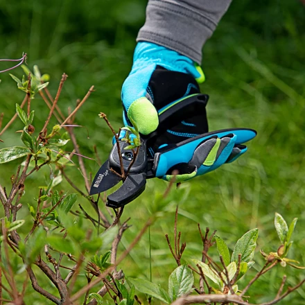 Секатор с наковальней Palisad, 220 мм, регулировка захвата, трехкомпонентные рукоятки, Luxe, 604805 купить в Муравленко