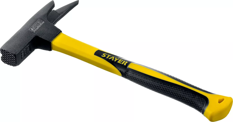 Молоток КРОВЕЛЬЩИКА PRO 600г с фиберглассовой рукояткой, STAYER Professional 20201 20201 купить в Муравленко