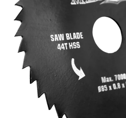 Диск HSS 85х15х0,8 мм 44T  универсальный для циркулярной мини-пилы MESSER М200 купить в Муравленко