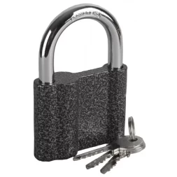 Замок ЗУБР навесной, металлический корпус, закаленная дужка, 70мм 3712-70