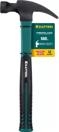 Молоток-гвоздодер с фиберглассовой двухкомпонентной рукояткой 20265-56 купить в Муравленко