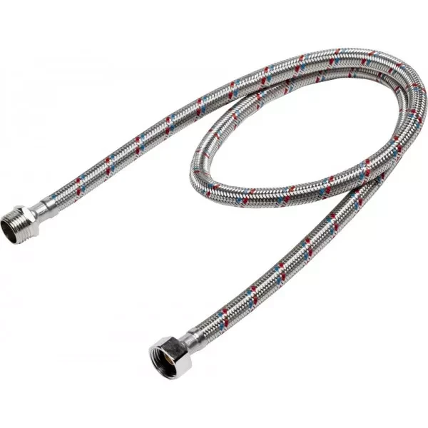 Подводка гибкая STAYER для воды, оплетка из нержавеющей стали, г/ш 1/2" - 1м 51015-G/S-100 купить в Муравленко