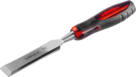 Стамеска MIRAX с двухкомпонентной прозрачной рукояткой, 25мм 1810-25 купить в Муравленко