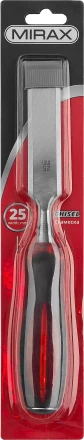 Стамеска MIRAX с двухкомпонентной прозрачной рукояткой, 25мм 1810-25 купить в Муравленко