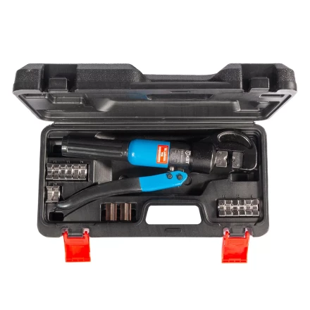 Пресс гидравлический ручной КВТ ПГР-70БР для опрессовки наконечников до 70 мм и резки болтов  до 12 мм (91807) купить в Муравленко