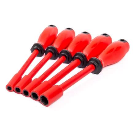 Набор диэлектрических отверток КВТ VDE НИО-2205-Т с внутренним шестигранником, 5 шт. (88927) купить в Муравленко