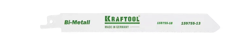 Полотно KRAFTOOL "INDUSTRIE QUALITAT", S922EF, для эл/ножовки, Bi-Metall, по металлу, шаг 1,4мм, 130мм 159755-13 купить в Муравленко