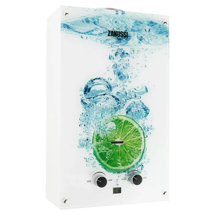 Колонка газовая Zanussi GWH 10 Fonte Glass Lime купить в Муравленко