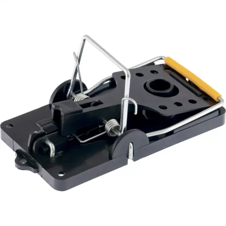 Мышеловка-крысоловка пластиковая открытая металлический механизм большая 140х75 мм СИБРТЕХ 94123 купить в Муравленко