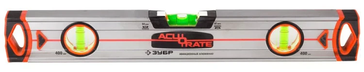 Уровень ЗУБР "ACURATE 5" магнитн коробчатый усилен, фрезерованный, особопрочный профиль из авиационного алюминия, 40см 34595-040-M купить в Муравленко