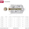 Болт анкерный ЗУБР с пластиковым кольцом, желтопассивированный, 10х100мм, ТФ6, 1шт 4-302316-10-100 купить в Муравленко