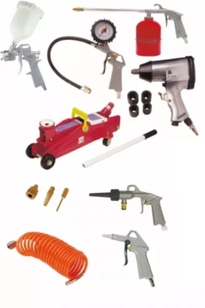 Компрессор масляный поршневой прямой привод Automobile Set VD 32/50 + 9 предметов Fubag купить в Муравленко