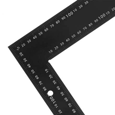 Угольник Denzel, 400 х 600 мм, алюминиевый, лазерная гравировка 32393 купить в Муравленко