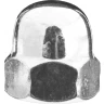 Гайка ЗУБР "МАСТЕР" колпачковая DIN 1587, оцинкованная,  M10, 5кг 303680-10 купить в Муравленко
