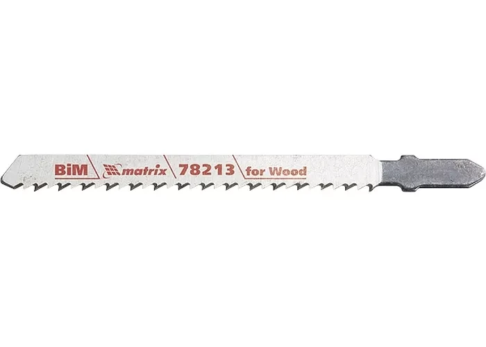 Полотна для электролобзика по дереву 3 шт T101BRF 75 x 2,5мм Bim MATRIX Professional 78213 купить в Муравленко