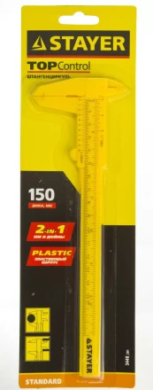 Штангенциркуль STAYER &quot;STANDARD&quot; пластмассовый, 150 мм 3440_z01 купить в Муравленко