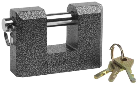 Замок STAYER &quot;MASTER&quot; навесной, П-образн.металлический корпус, с закаленной дужкой, в коробке, 90мм 37143-90 купить в Муравленко