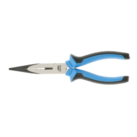 Длинногубцы прямые 200 мм хром-ванадий двухкомпонентные рукоятки БАРС 17196 купить в Муравленко