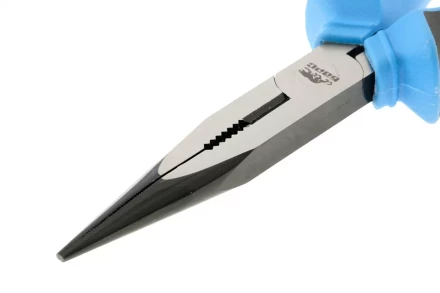 Длинногубцы прямые 200 мм хром-ванадий двухкомпонентные рукоятки БАРС 17196 купить в Муравленко