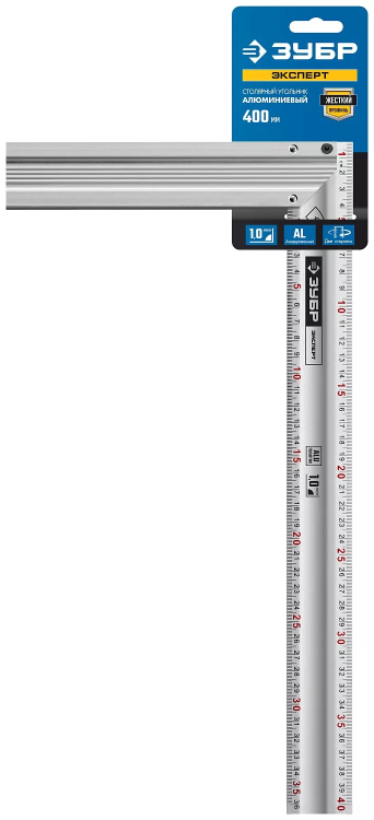 ЗУБР 400 мм, жесткий столярный угольник, Профессионал (34392-40) купить в Муравленко