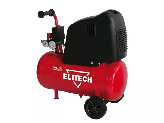 Компрессор безмасляный поршневой прямой привод Elitech OM 195/6 + PG купить в Муравленко