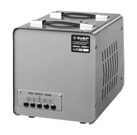 ЗУБР 5000ВА, 5 кВт, автоматический стабилизатор напряжения, Профессионал (59380-5) купить в Муравленко