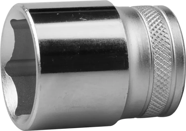 Торцовая головка KRAFTOOL "INDUSTRIE QUALITAT", Cr-V, FLANK, хромосатинированная, 1/2", 25 мм 27805-25_z01 купить в Муравленко
