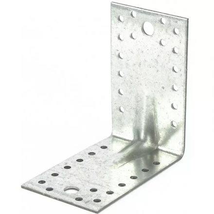 Крепежный уголок усиленный 2,5мм KUU 105x105x65 мм Россия Сибртех 464143 купить в Муравленко