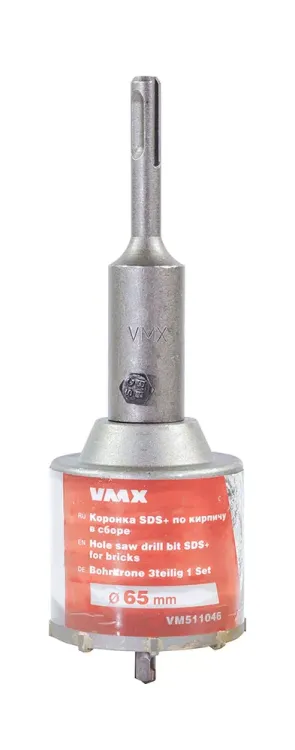 Коронка SDS+ ф65 мм по кирпичу в сборе VMX 511046 купить в Муравленко