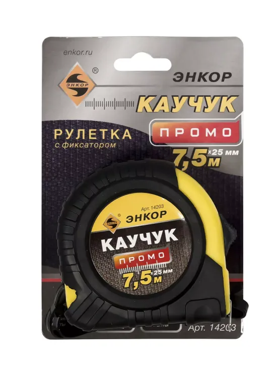 Рулетка 7,5м Энкор 14203 купить в Муравленко