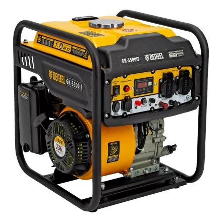 Генератор инверторный DENZEL GK-5500iF, 5,5 кВт, 230 В, ручной старт купить в Муравленко