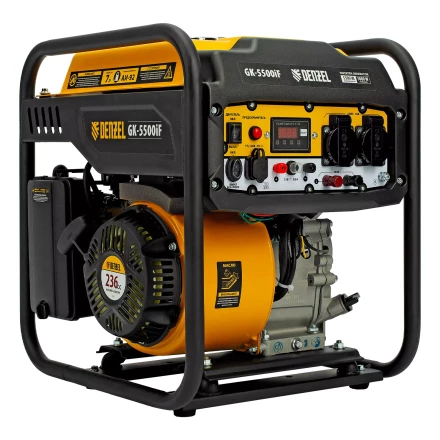 Генератор инверторный DENZEL GK-5500iF, 5,5 кВт, 230 В, ручной старт купить в Муравленко
